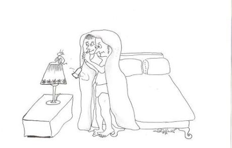 Is one permitted to have sexual relations with a mouse, fly, or mosquito in the room?