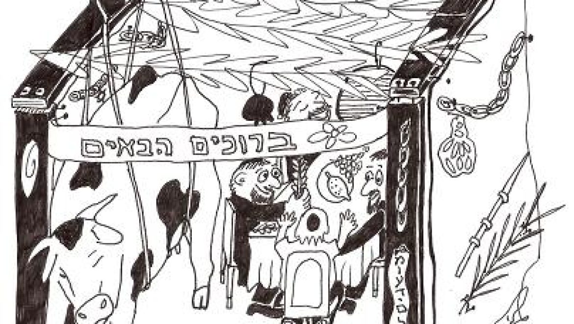 A person who builds a sukkah of which one of the walls is an elephant