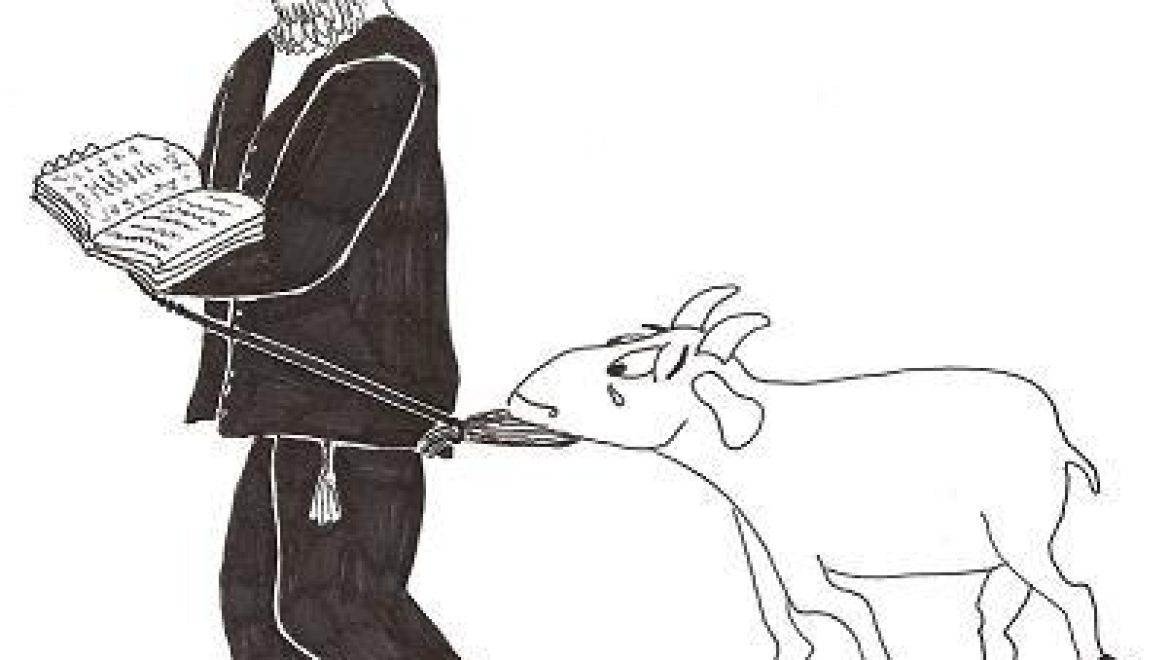 One who ties a bridle to a billy goat