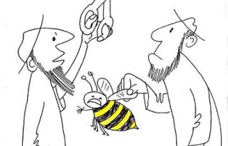 How does one emasculate bees?