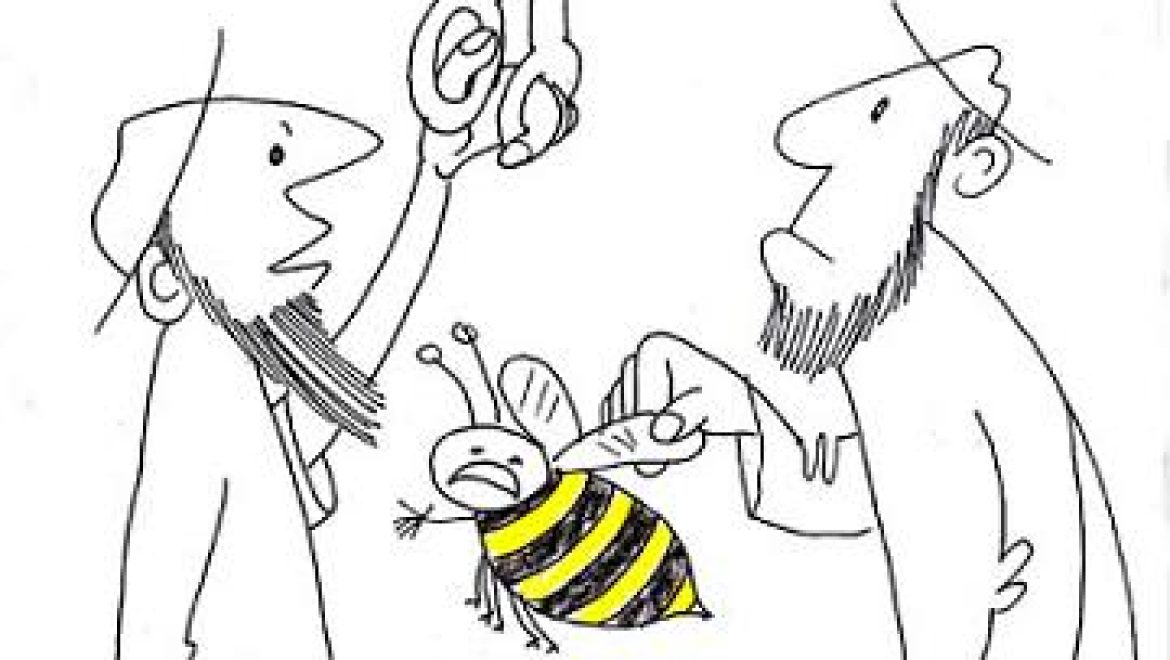 How does one emasculate bees?