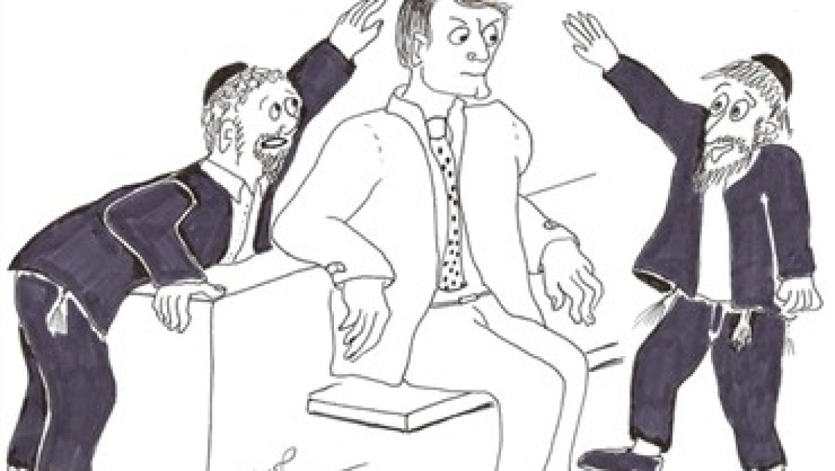 Птичье гнездо на голове у человека