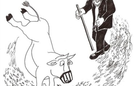 הדש חיטים עם אווזים האם מותר לחסום פיהם שלא יאכלו?