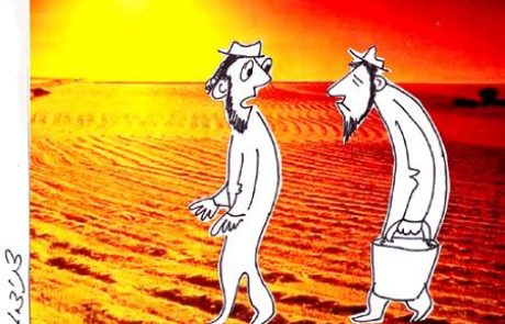 מי גשמים שנוצרו ממי האוקיינוס מותרים לטלטלם בחג