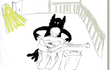 השותה שתי כוסות דמו בראשו